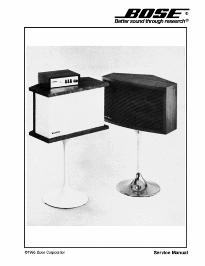 Bose 901 speaker & equalizer