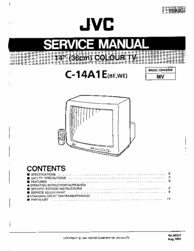 JVC c-14a1e c-14a1e chassis MV