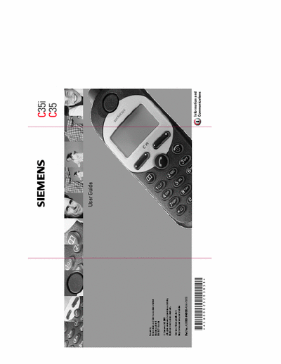 Siemens C35 Original manual for Siemens C35.