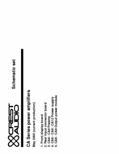 crest audio ca9 schematic