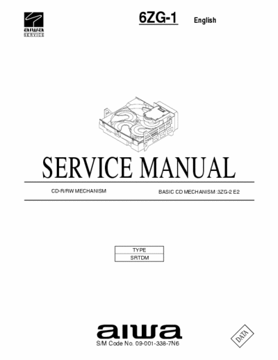 Aiwa 6ZG-1 Service Manual CD-R/RW Mechanism - CD mech. 3ZG-2 E2 - pag. 22