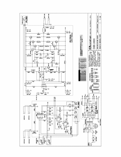 ciclotron DBS 3000 Esquema do amplificador desta marca e modelo acima.