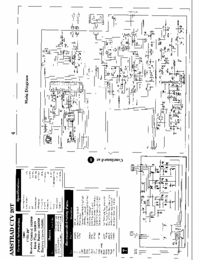 Amstrad ctv-20t ctv-20t