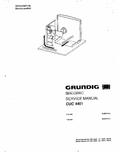 Grundig CUC-4401 Grundig CUC-4401 Service Manual