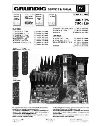 grundig cuc1826 Pdf shematic