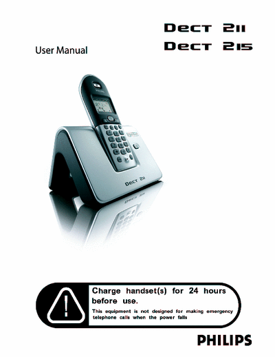 phillips dect 215 User manual
