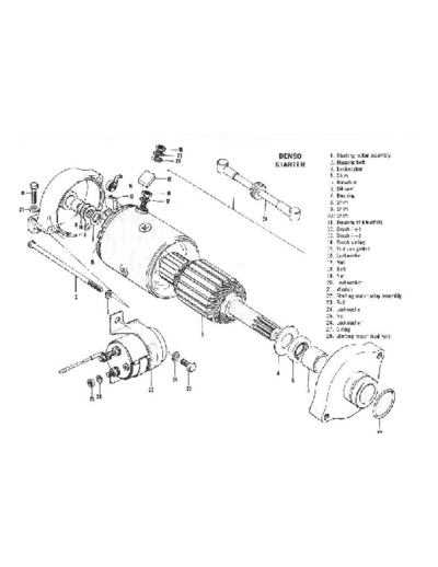 Denso Starter Starter Diagram