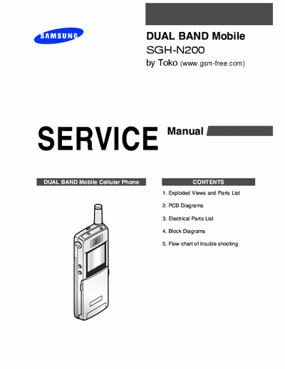 Samsung SGH-N200 Service Manual Dual Band Mobile Cellular Phone - pag. 49