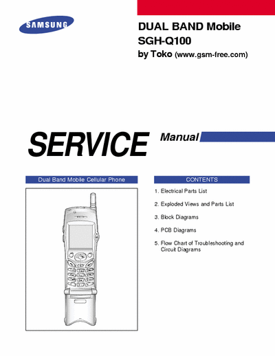 Samsung SGH-Q100 Service Manual Dual Band Mobile Cellular Phone - pag. 41
