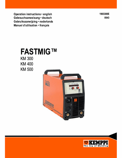 kemppi fastimg user manual