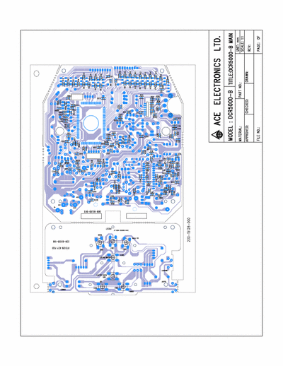 Memorex DCR5000-B Service Diagram Radio Clock W.D. - pag. 4