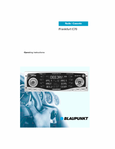 Blaupunkt frankfurt-c70 frankfurt-c70