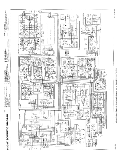 Accuphase E-303X Integrated Stereo Amplifier Schematic