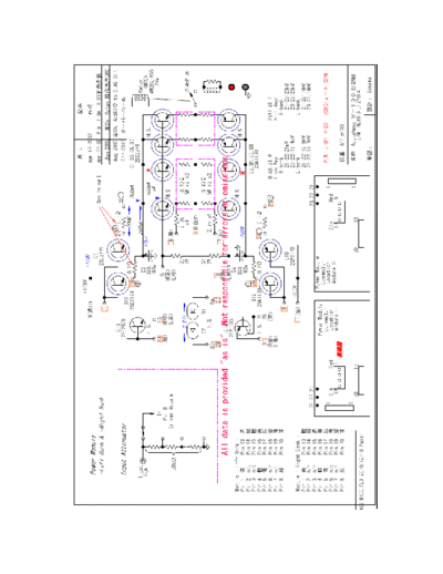 Accuphase M-100 Schematic