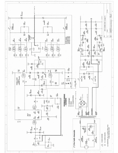 Acoustat Trans Nova Twin-200 Schematics