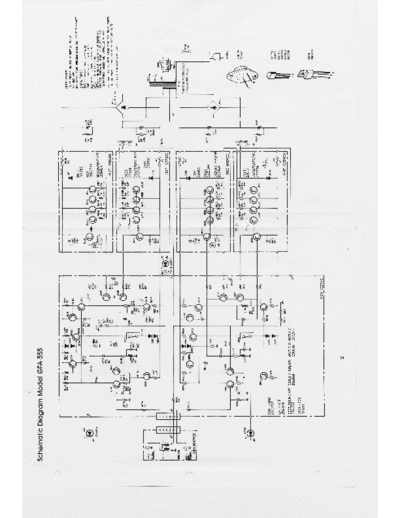 Adcom GFA-555 Power amplifier schematics and service manual