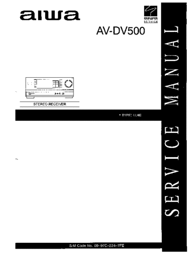 Aiwa AV-DV500 Stereo  receiver