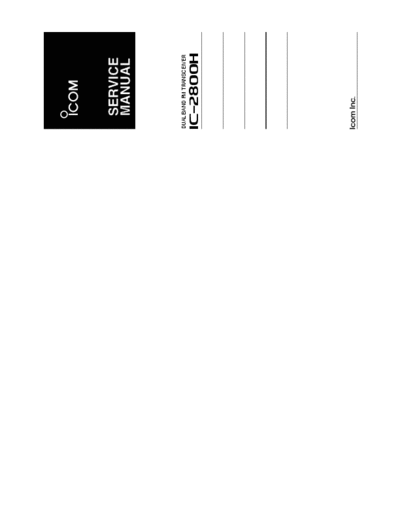 icom ic2800h ic2800h schematic