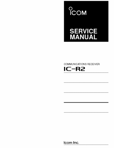 icom icr2 icr2 schematics