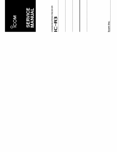 icom icr3 icr3 schematics