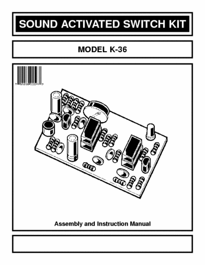  k-36 sound activated switch kit