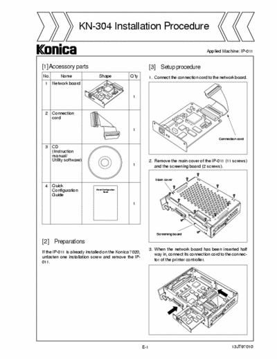 konica kn304IP_e kn304IP_e service manual and instructions