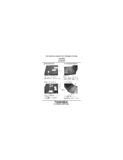 Toshiba Satellite 1710CDS Field Replaceable Unit Documentation, Tools Required For Proper Disassembly & Reassembly - pag. 7