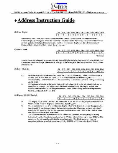 powertip all lcd address instructions
i found this info hard to find