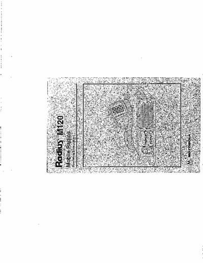 Motorola M120 Manual m120 em inglês.
