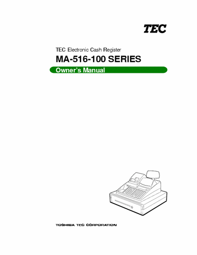 TEC MA-516 Owners Manual