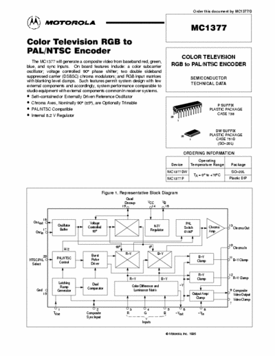 Motorola MC1377P Datasheet+another Schematic