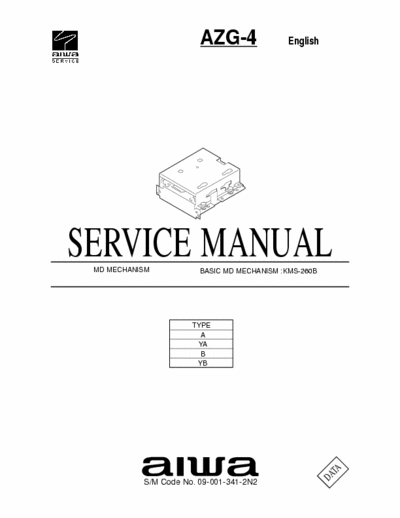 Aiwa AZG-4 Service Manual Basic Md Mech. KSM-260B - pag. 28