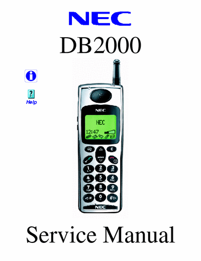 NEC DB2000 Service Manual Dual Band Gsm Telephone - (3.216Kb) Part 1/2 - pag. 199