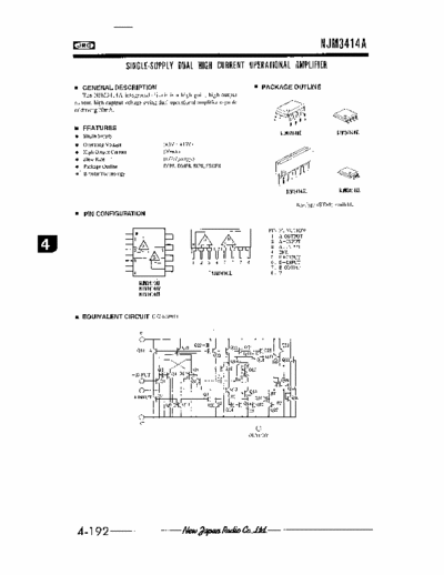 JRC NJM3414 NJM3414