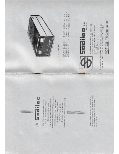 sodilec SDL/GB.R power supply