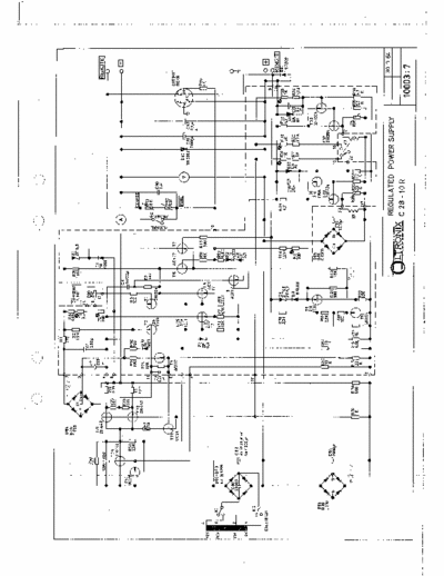 Oltronix C28-10R Laboratory power supply using germanium transistors.