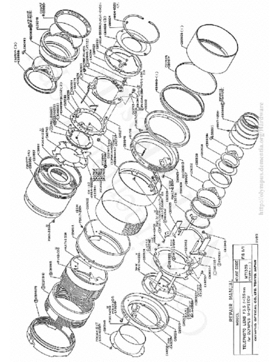 OLYMPUS olympus135mm_f3.5 olympus135mm_f3.5 optic explode diagram