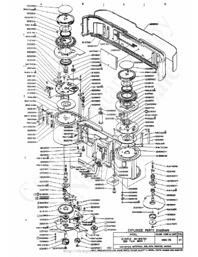 OLYMPUS olympus250FilmBack olympus250FilmBack optic explode diagram