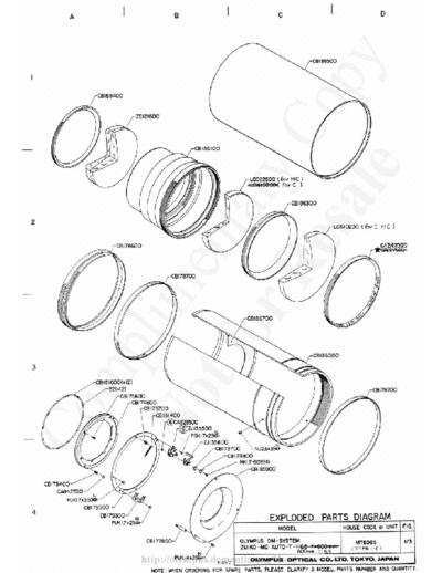 OLYMPUS olympus600mm_f6.5 olympus600mm_f6.5 optic explode diagram