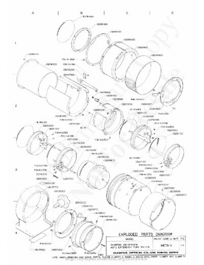 OLYMPUS olympus65-116AutoTube olympus65-116AutoTube optic explode diagram