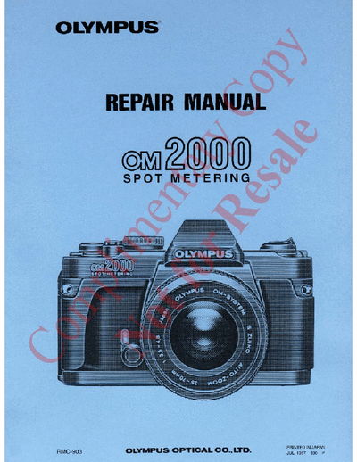 OLYMPUS olympusOM-2000_ olympusOM-2000_service manual