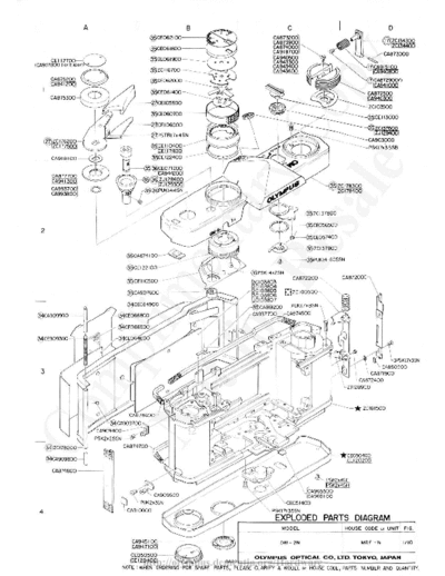 OLYMPUS olympusOM-2n olympusOM-2n_exploded