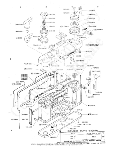 OLYMPUS olympusOM-30_ olympusOM-30_ exploded