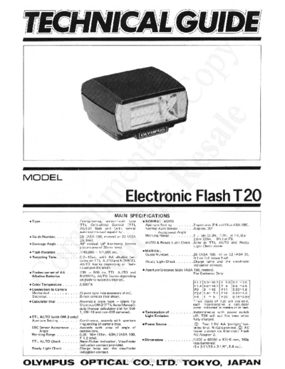 OLYMPUS olympusT-20 olympusT-20tech optic explode