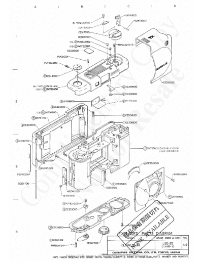 OLYMPUS olympusXA_ olympusXA_exploded