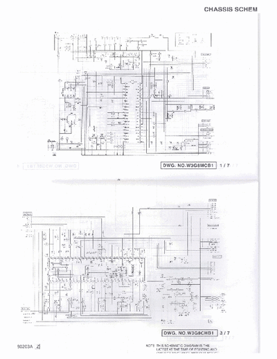 Orion tv2195mtx Schematic diagram