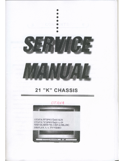 otava_21k chassis_5572pst Service manual
