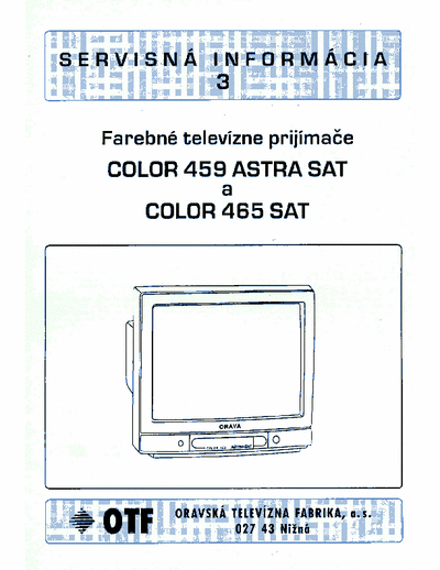 OTF C459 C465 TV Astra SAT