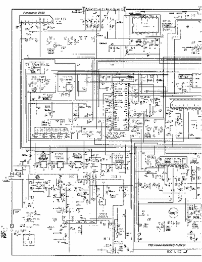 Panasonic TC-2155R TC-2155R Colour television -
Schematics