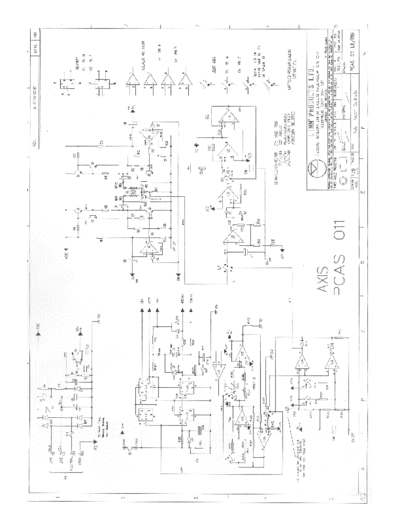 Linn Axis Circuit Diagram for PSU